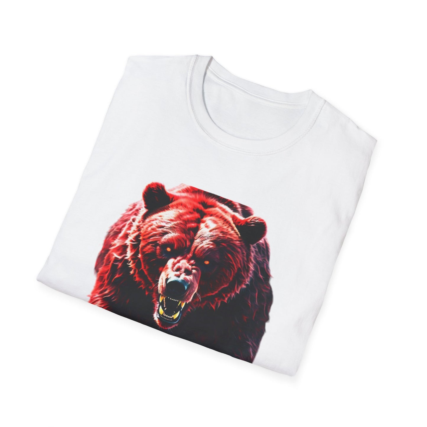 Bearish Market Red Raging Bear T-Shirt