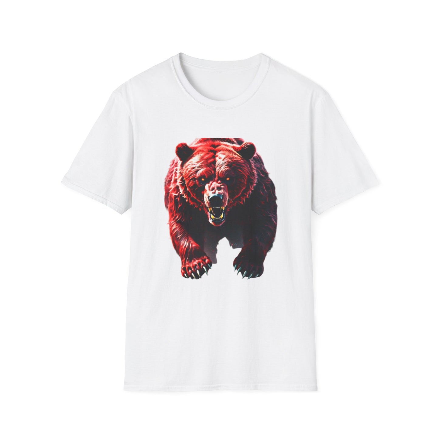 Bearish Market Red Raging Bear T-Shirt