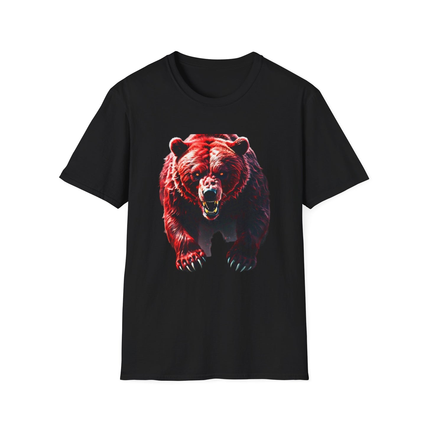 Bearish Market Red Raging Bear T-Shirt