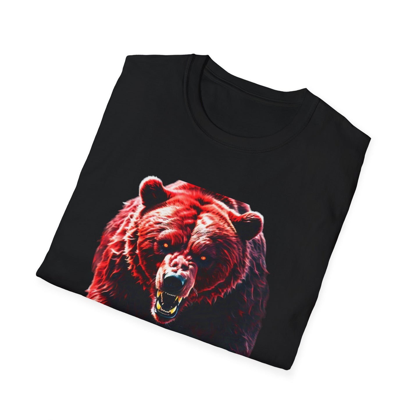 Bearish Market Red Raging Bear T-Shirt