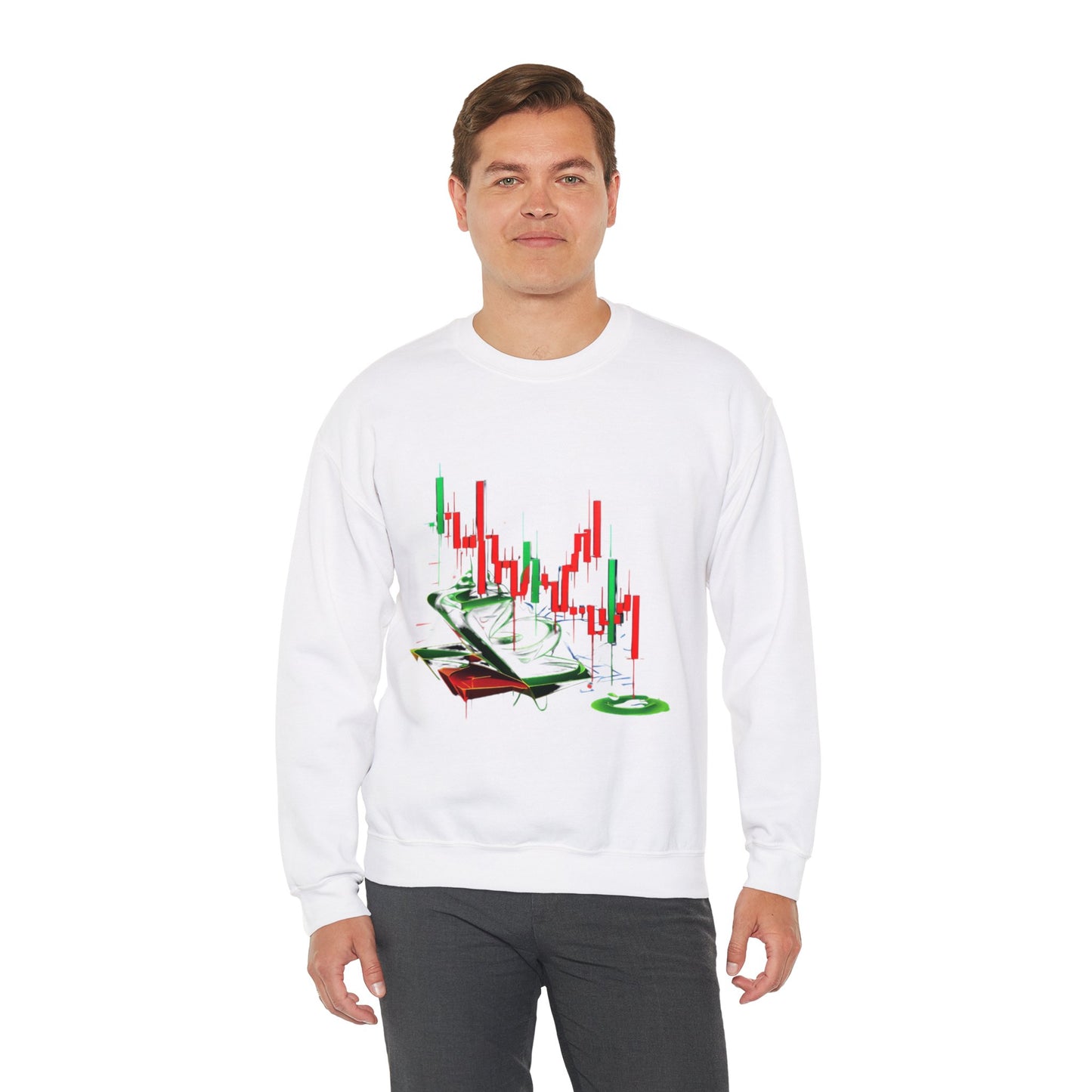 Trading Candlestick Chart Sweatshirt